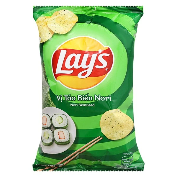 Snack khoai tây Nori Lay's vị tảo biển gói 90g (từ 1 tuổi) 1
