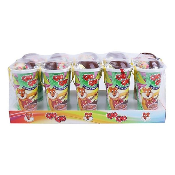 Lốc 10 ly bánh que chấm socola vị dâu Chocho 40g (từ 2 tuổi) 9