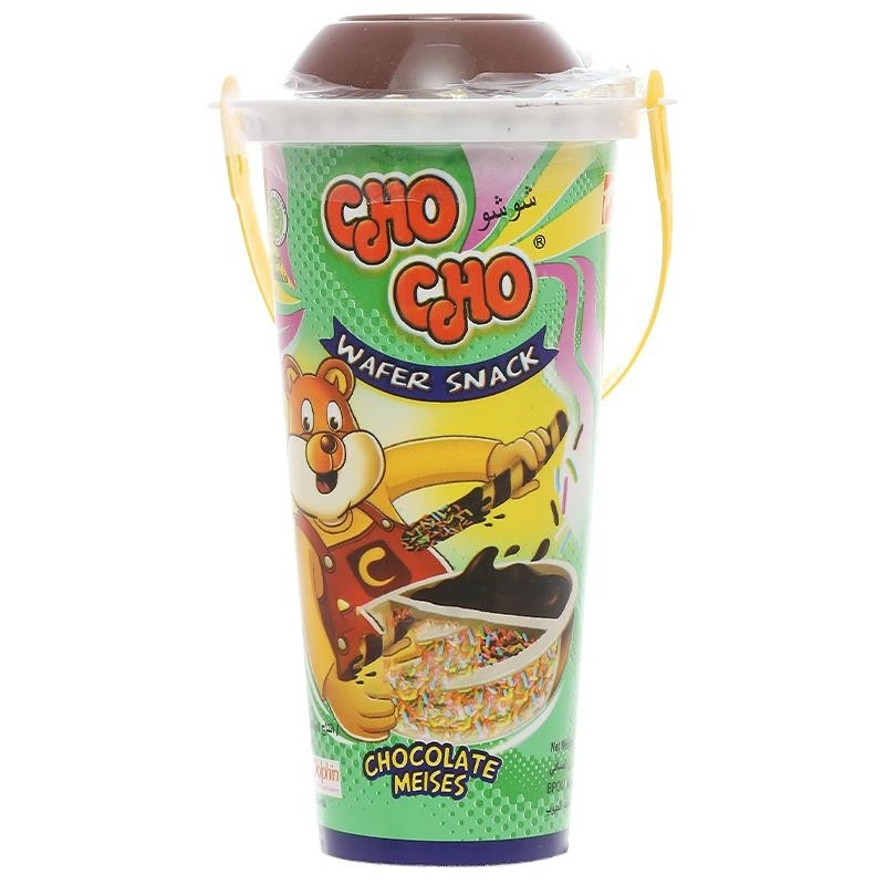 Lốc 10 ly bánh que chấm socola vị dâu Chocho 40g (từ 2 tuổi) 10