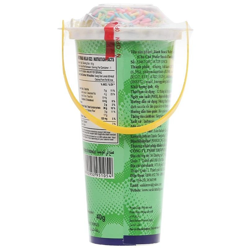 Lốc 10 ly bánh que chấm socola vị dâu Chocho 40g (từ 2 tuổi) 11