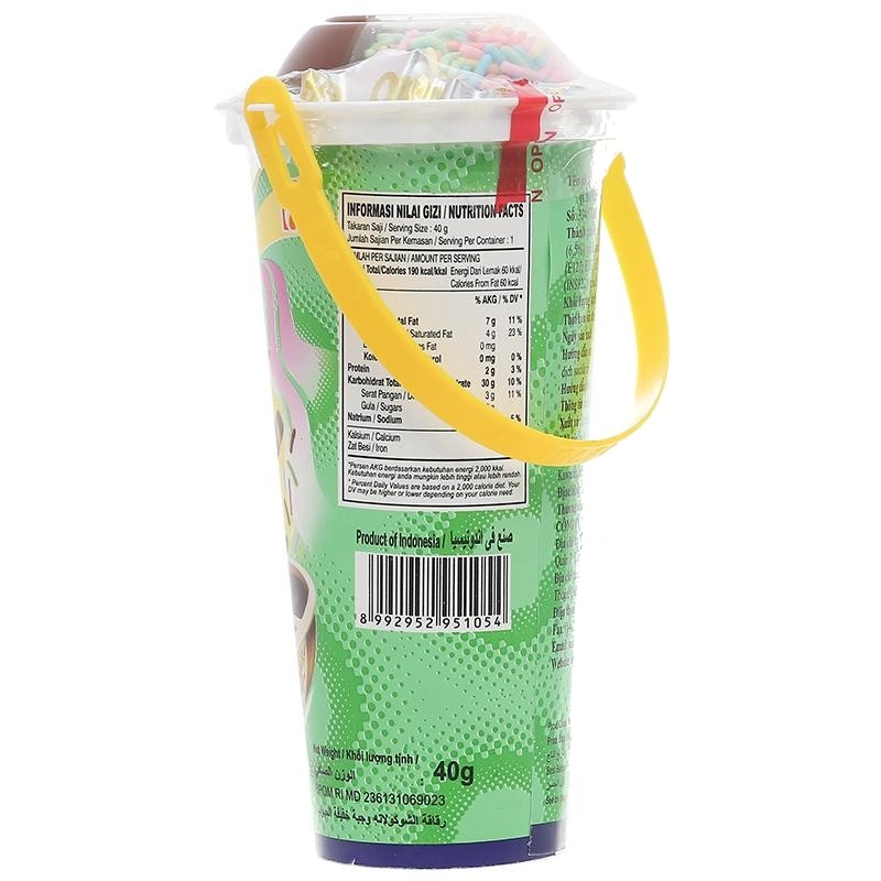 Lốc 10 ly bánh que chấm socola vị dâu Chocho 40g (từ 2 tuổi) 12