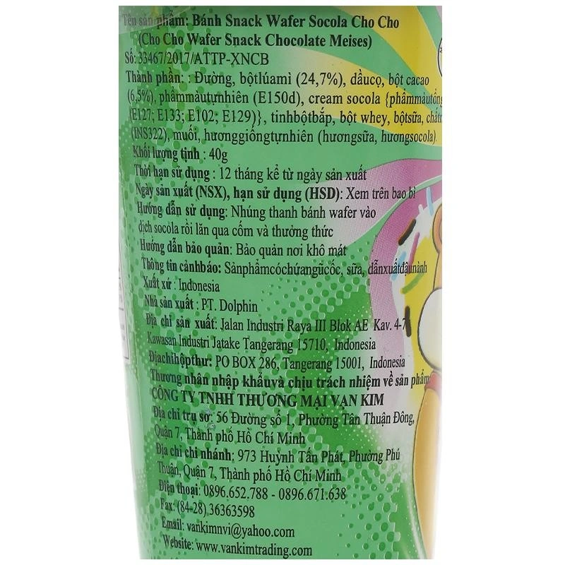 Lốc 10 ly bánh que chấm socola vị dâu Chocho 40g (từ 2 tuổi) 14
