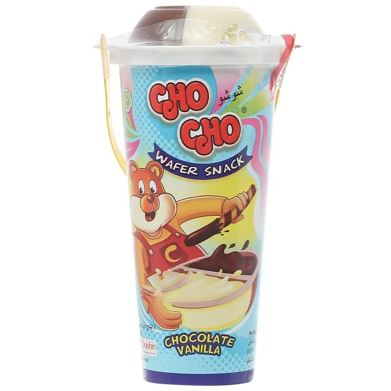 Lốc 10 ly bánh que chấm socola vị dâu Chocho 40g (từ 2 tuổi) 18