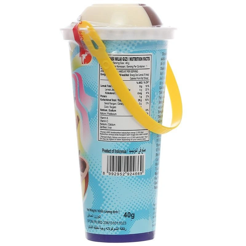 Lốc 10 ly bánh que chấm socola vị dâu Chocho 40g (từ 2 tuổi) 19