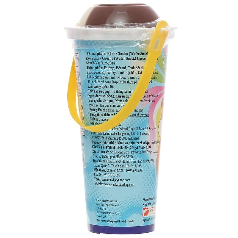 Lốc 10 ly bánh que chấm socola vị dâu Chocho 40g (từ 2 tuổi) 21