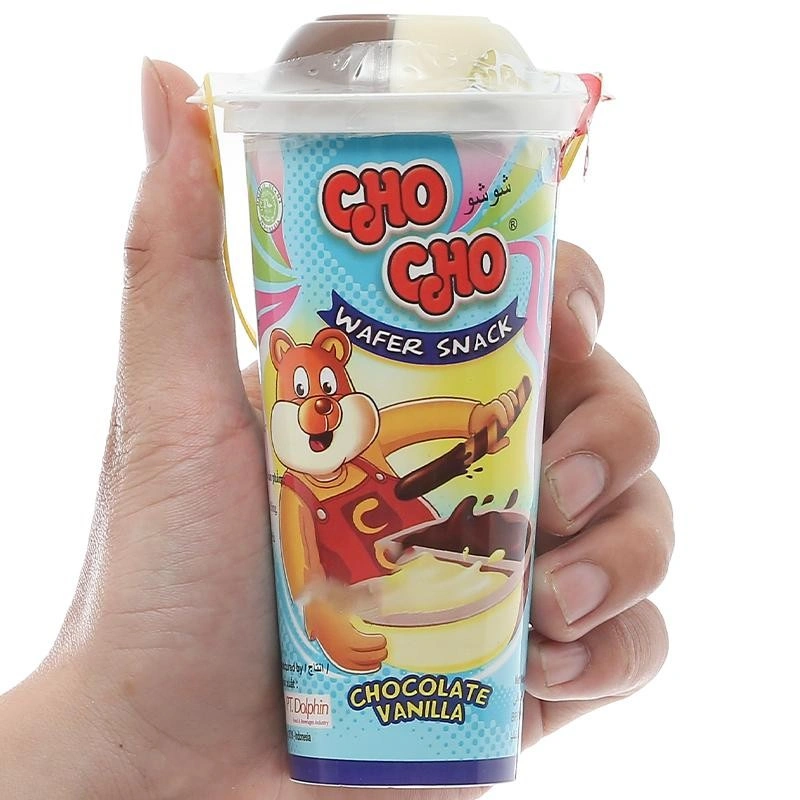 Lốc 10 ly bánh que chấm socola vị dâu Chocho 40g (từ 2 tuổi) 22