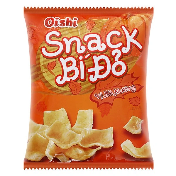 Snack bí đỏ Oishi vị bò nướng
