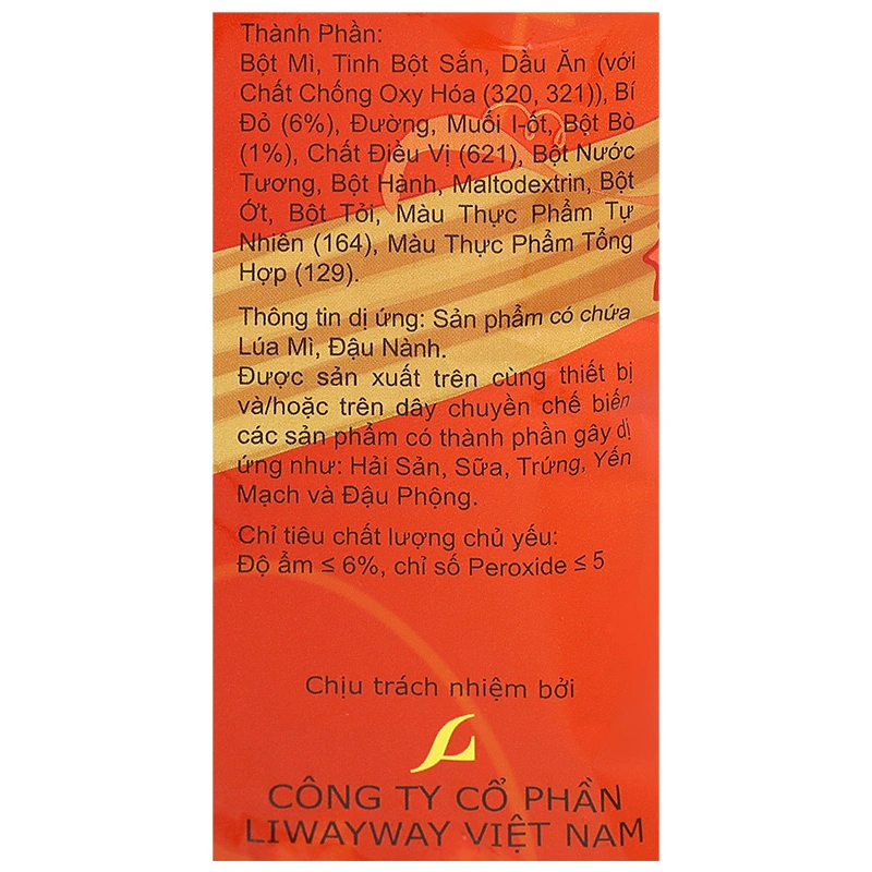 Snack bí đỏ Oishi vị bò nướng gói 35g (từ 3 tuổi) 4