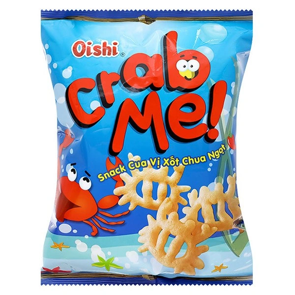 Snack Oishi Crab Me vị cua sốt chua ngọt