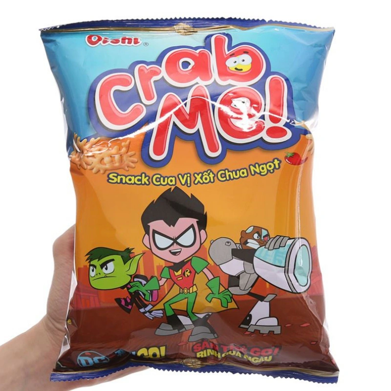 Snack Oishi Crab Me vị cua sốt chua ngọt gói 35g (từ 3 tuổi) 6
