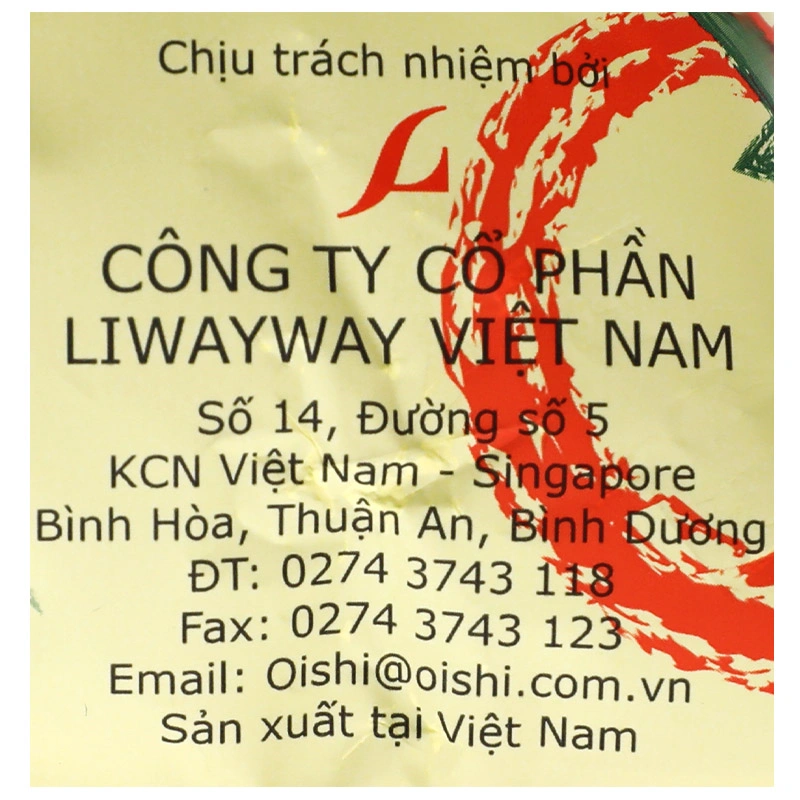 Snack Oishi Tomati vị cà chua gói 35g (từ 3 tuổi) 6