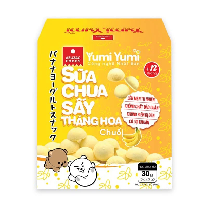 Sữa chua khô sấy thăng hoa vị nguyên bản Yumi Yumi hộp 30g (từ 1 tuổi) 5