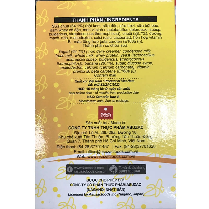 Sữa chua khô sấy thăng hoa vị nguyên bản Yumi Yumi hộp 30g (từ 1 tuổi) 7