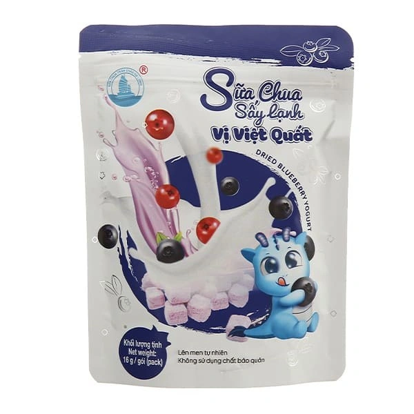 Sữa chua khô sấy lạnh vị dâu Hạ Long gói 16g (từ 1 tuổi) 3