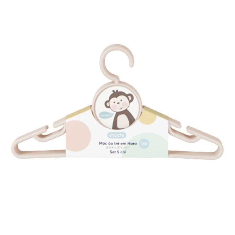 Móc áo nhựa Inochi Hara 188 5 cái - Màu ngẫu nhiên 3