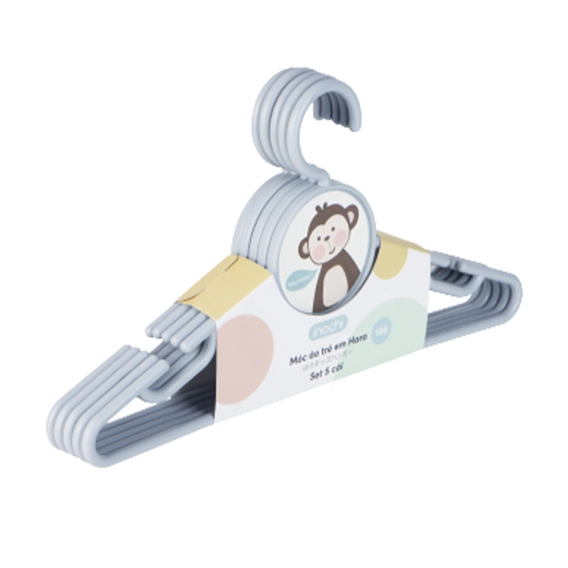 Móc áo nhựa Inochi Hara 188 5 cái - Màu ngẫu nhiên 7