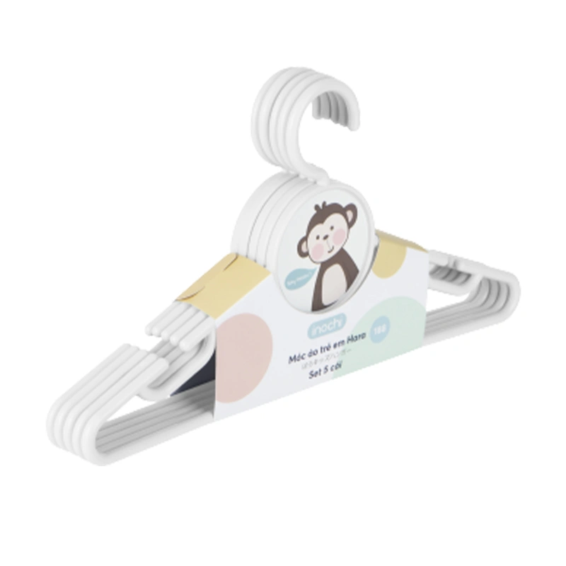 Móc áo nhựa Inochi Hara 188 5 cái - Màu ngẫu nhiên 8
