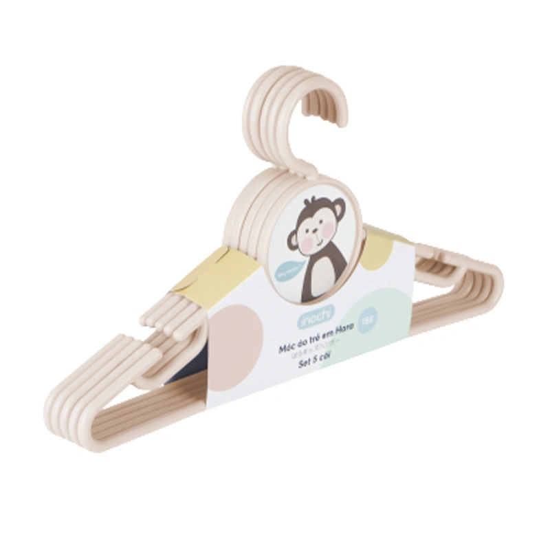 Móc áo nhựa Inochi Hara 188 5 cái - Màu ngẫu nhiên 9