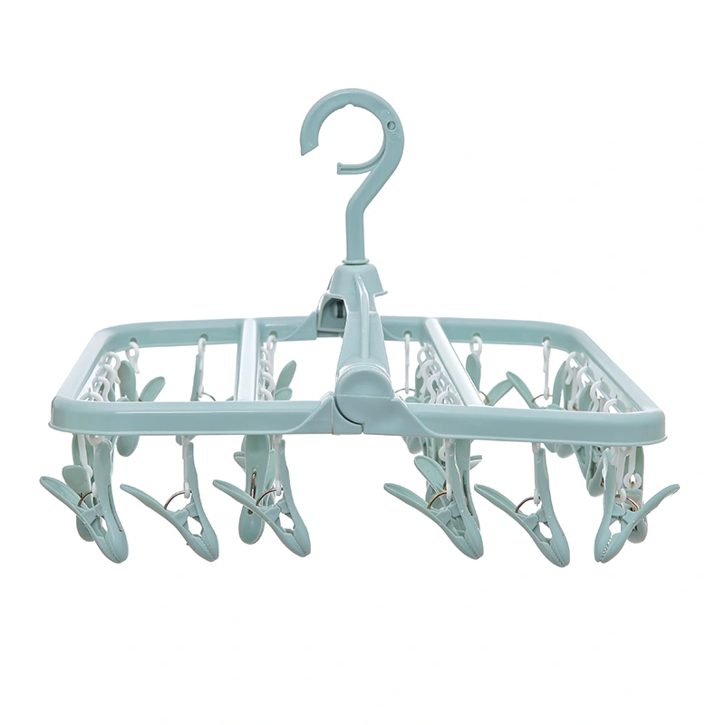 Móc chùm nhựa vuông TOP KIDS AC 32 kẹp - Màu ngẫu nhiên 2