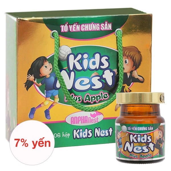 Hộp 6 hũ nước yến sào Sài Gòn Anpha vị táo 70 ml (từ 1 tuổi) 1