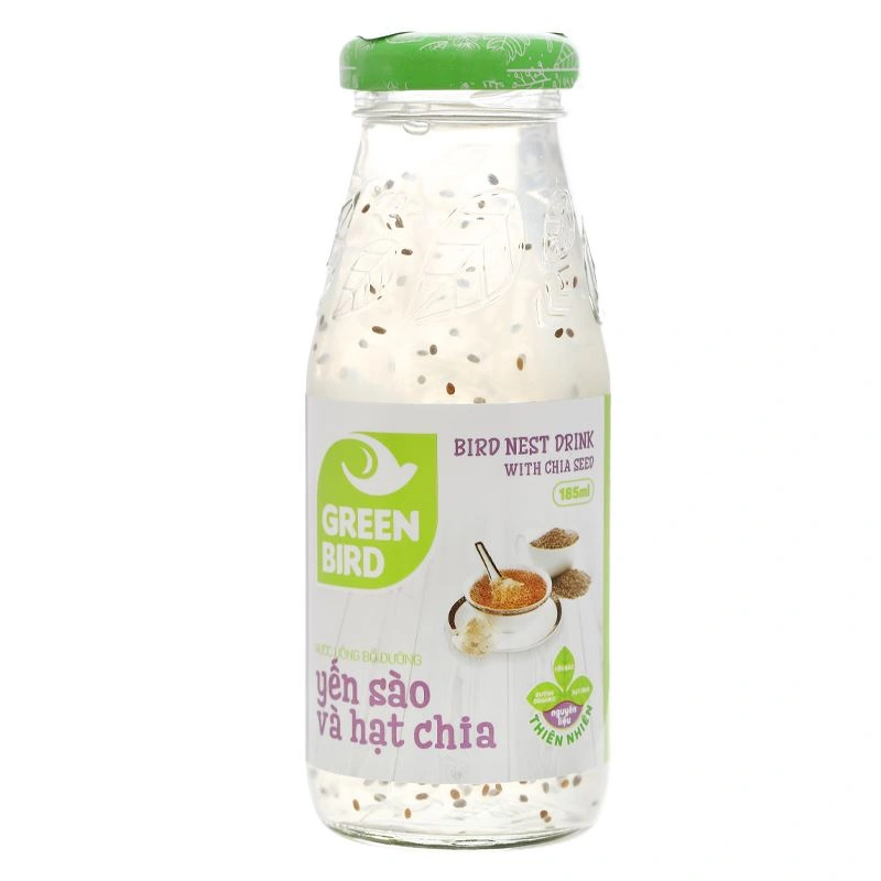 Lốc 6 chai nước yến sào hạt chia Green Bird 185 ml (từ 12 tuổi) 7