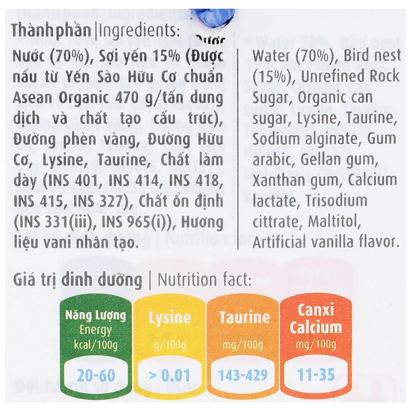 Hộp 4 hũ nước yến sào Green Bird Babi vị vani 72g (từ 9 tháng) - Giao bao bì ngẫu nhiên 6