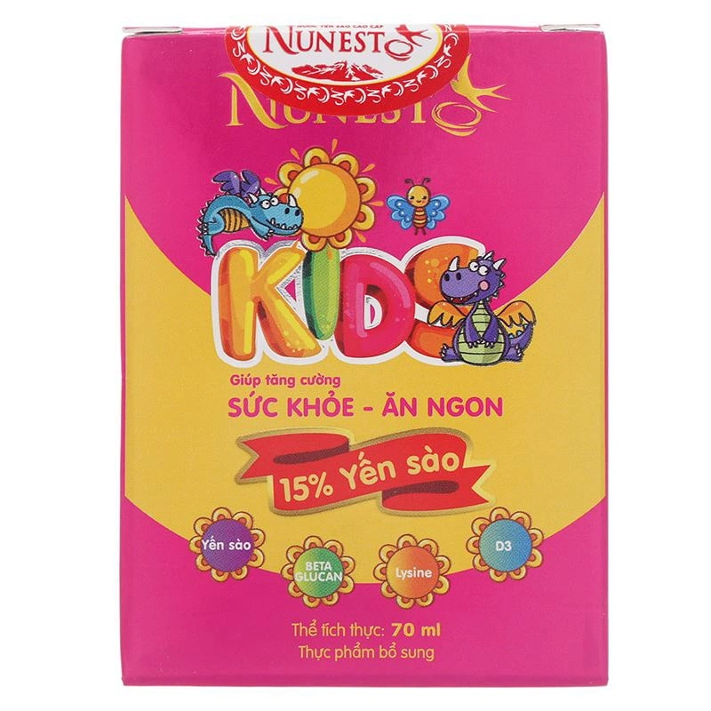 Nước yến sào Nunest Kids 70 ml (từ 6 tháng) 3