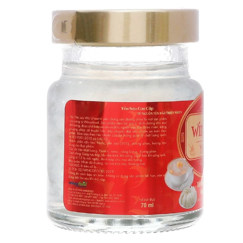 Nước yến sào đường phèn Win'sNest 70 ml (từ 1 tuổi) 28