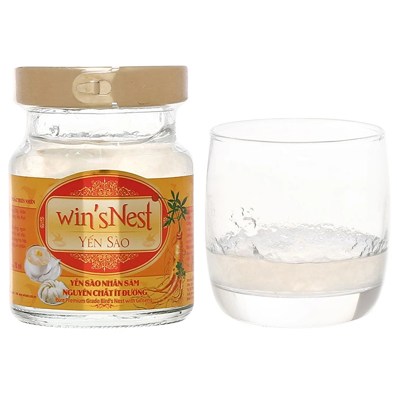 Hộp 6 hũ nước yến sào Win'sNest vị nhân sâm ít đường 70 ml (từ 3 tuổi) - Kèm túi giấy 11