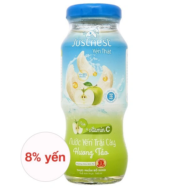Nước yến sào Justnest vị cam 160 ml (từ 1 tuổi) 5