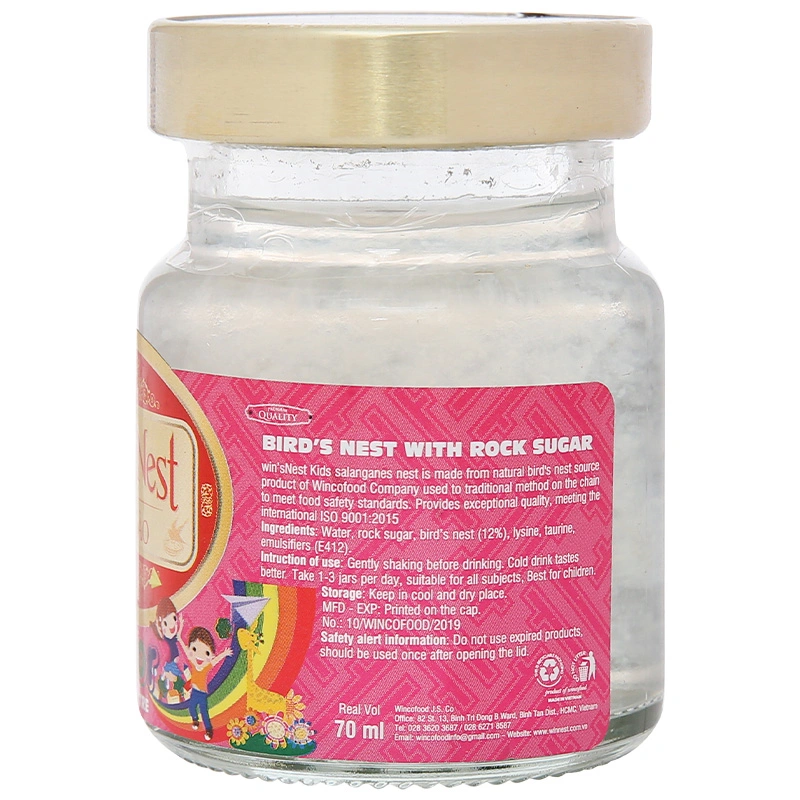 Hộp 4 hũ nước yến sào Win'sNest Junior 70 ml (từ 1 tuổi) 8