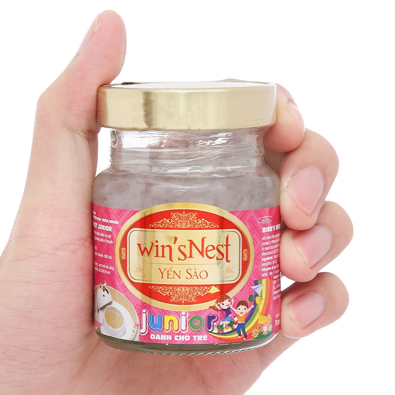 Hộp 4 hũ nước yến sào Win'sNest Junior 70 ml (từ 1 tuổi) 10