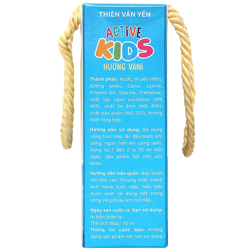 Nước yến sào Thiên Vân Yến Active Kids 70 ml (từ 1 tuổi) 16