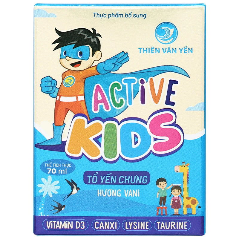 Nước yến sào Thiên Vân Yến Active Kids 70 ml (từ 1 tuổi) 3