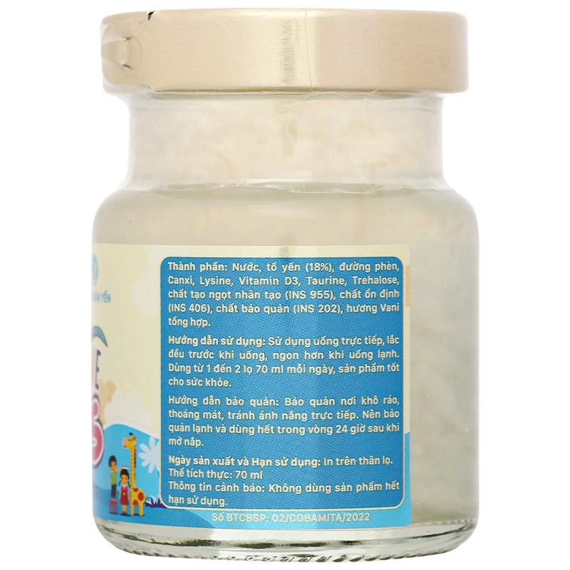 Nước yến sào Thiên Vân Yến Active Kids 70 ml (từ 1 tuổi) 8