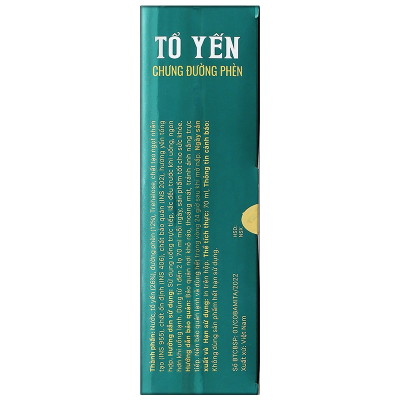 Hộp 6 hũ nước yến sào đường phèn Thiên Vân Yến 70 ml (từ 1 tuổi) 6