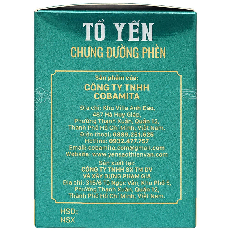 Nước yến sào đường phèn Thiên Vân Yến 70 ml (từ 1 tuổi) 5