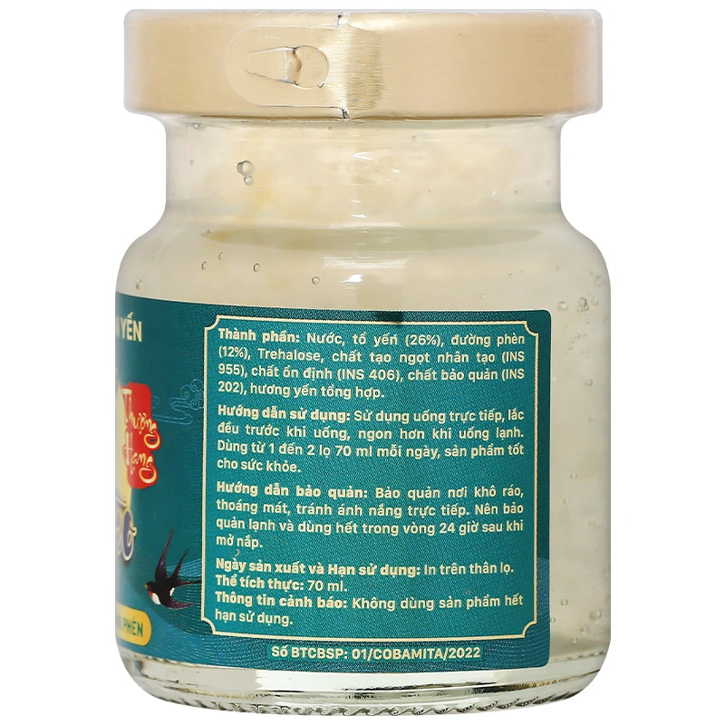 Nước yến sào đường phèn Thiên Vân Yến 70 ml (từ 1 tuổi) 7