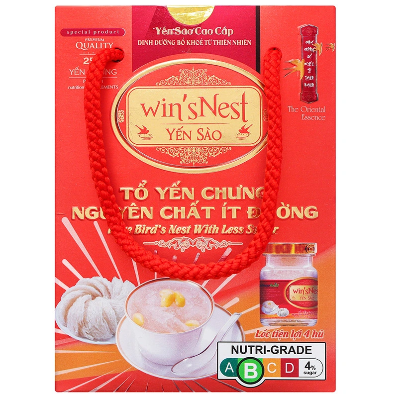 Hộp 6 hũ nước yến sào Win'sNest ít đường 70 ml (từ 3 tuổi) 14