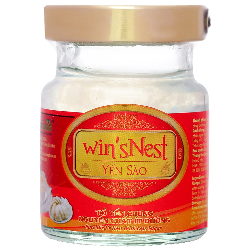 Hộp 6 hũ nước yến sào Win'sNest ít đường 70 ml (từ 3 tuổi) 18