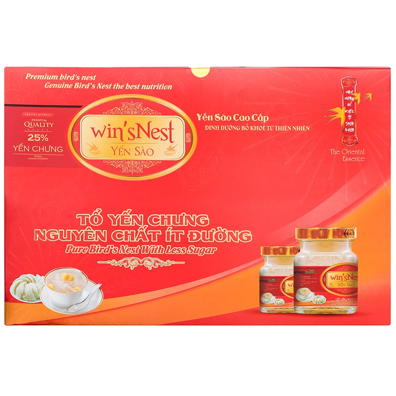 Hộp 6 hũ nước yến sào Win'sNest ít đường 70 ml (từ 3 tuổi) 4