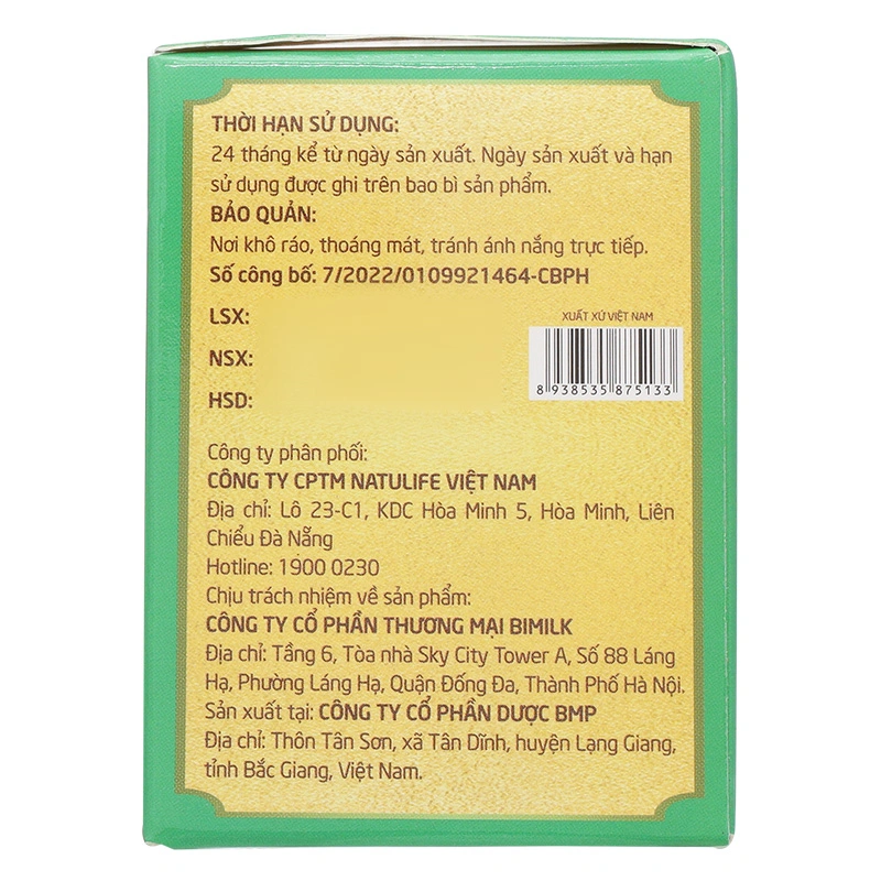 Nước yến sào Natulife Live Nest BabyKids Premium 70 ml (từ 1 tuổi) 4