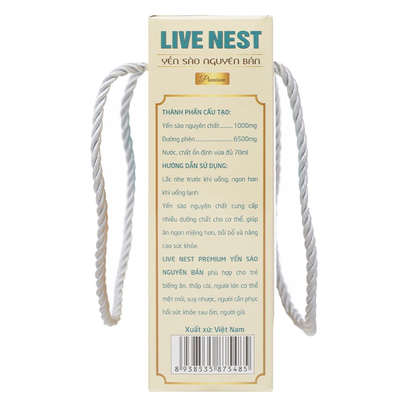 Nước yến sào Natulife Live Nest Premium 70 ml (từ 3 tuổi) 17