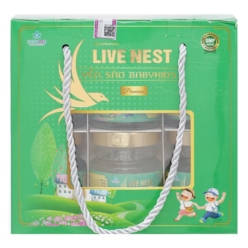 Hộp 6 hũ nước yến sào Natulife Live Nest BabyKids Premium 70 ml (từ 1 tuổi) 3