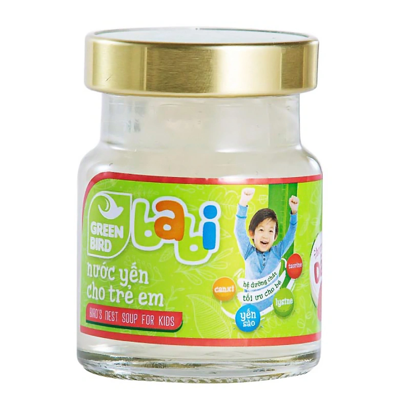 Hộp 4 hũ nước yến sào Green Bird Babi vị dâu 72g (từ 1 tuổi) 4