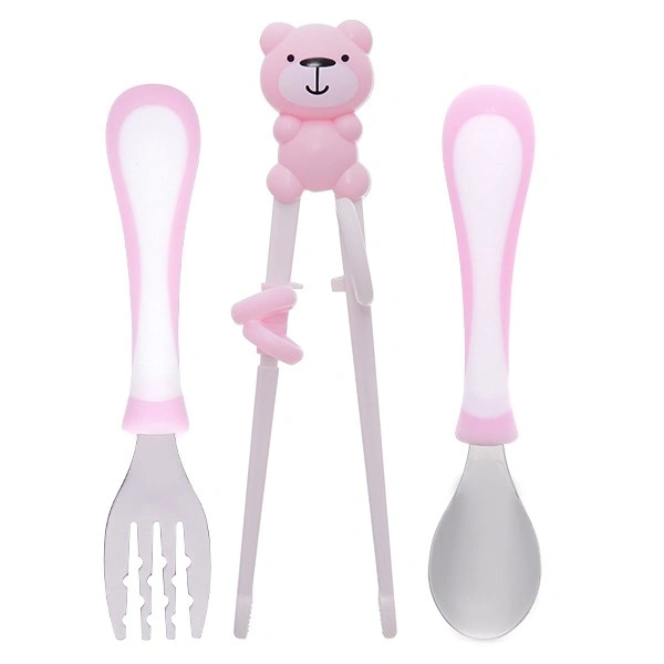 Bộ muỗng nĩa đũa TOP KIDS AC - Màu ngẫu nhiên