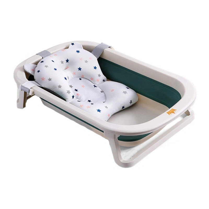 Thau tắm gấp gọn kèm phao TOP KIDS - Màu hồng 5
