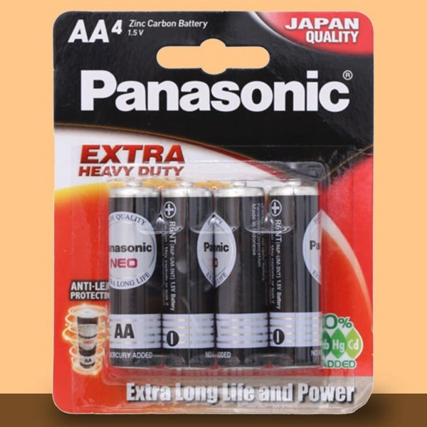 Pin AA 4 viên Manganese Panasonic R6NT-4B 1