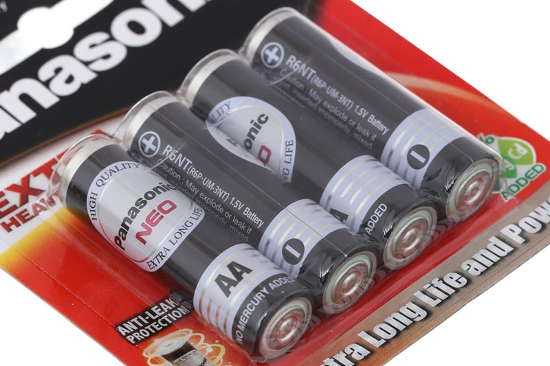 PIN PANASONIC MANGANESE AA R6NT/4B-V 3