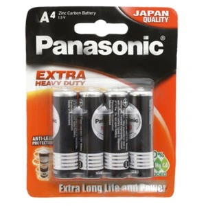 PIN PANASONIC MANGANESE AA R6NT/4B-V 1